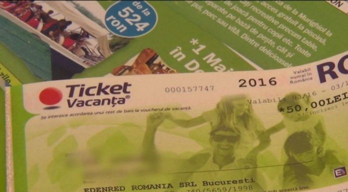 Anunț despre voucherele de vacanță