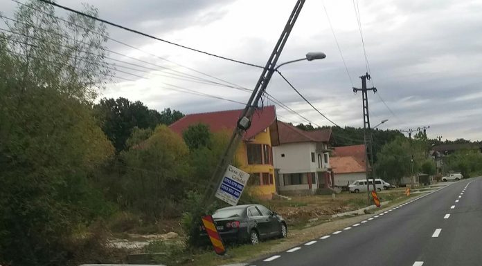 FOTO: Tamponare la Drăgoieni