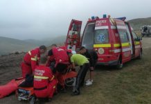 Intervenție a salvamontiștilor gorjeni pentru un accidentat în masivul Vâlcan