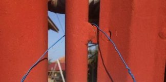 Biletul găsit de pompieri la poarta unei familii din Târgu-Jiu, din zonele cu focare de pestă porcină