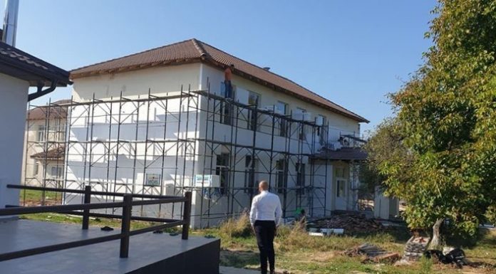 Școala de la Budieni, în șantier! Elevii nu sunt perturbați