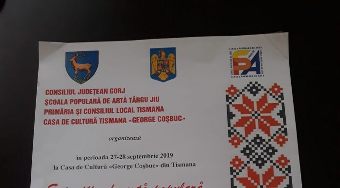 Vernisaj de artă populară, la Tismana