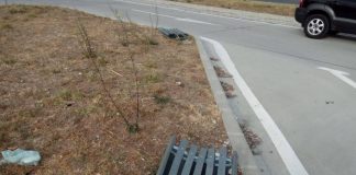 Parcare vandalizată pe DN 66