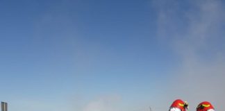 Mașină arsă în întregime la Țânțăreni