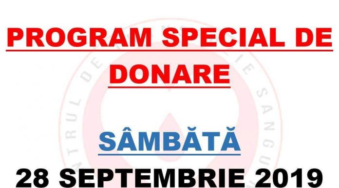 Program special de donare, la Centrul de Transfuzie Sanguină Târgu Jiu