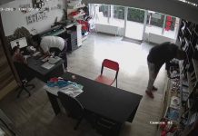 Filmat în timp ce a furat de două ori din același magazin