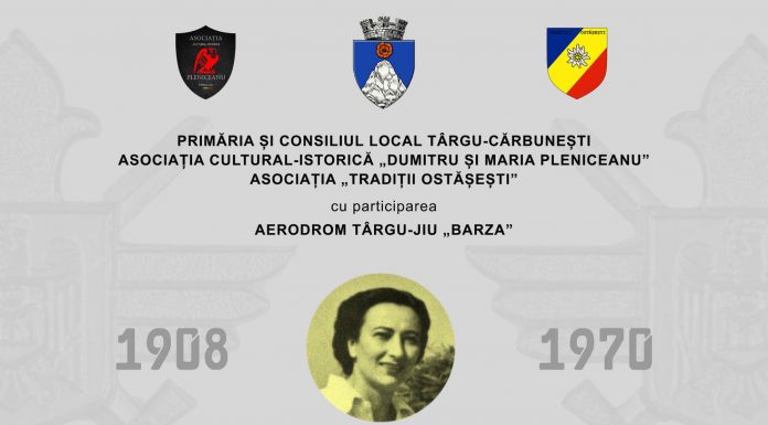 Aviatoarea Virginia Duţescu, omagiată la Cărbuneşti