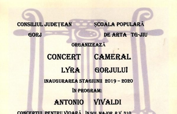 Deschiderea stagiunii de concerte!