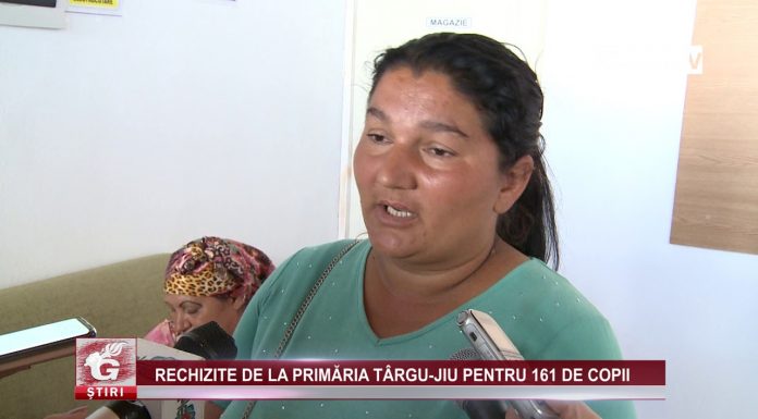 RECHIZITE DE LA PRIMĂRIA TÂRGU-JIU PENTRU 161 DE COPII