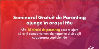Pe 8 octombrie, seminar gratuit de parenting, la Târgu-Jiu