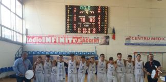 Bilanţ perfect pentru baschetbaliştii U14