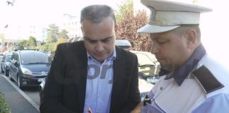 Darius Vâlcov, amendat de polițiștii din Târgu-Jiu, înainte de procesul de la Tribunalul Gorj