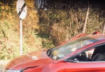 Șofer din Albeni, rănit în accident, după ce a intrat cu mașina pe contrasens