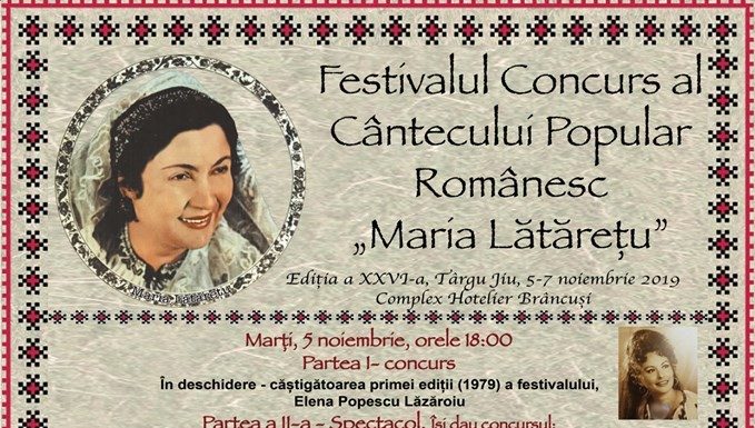 Recitaluri ale ansamblurilor ȘPA Târgu-Jiu, la ediția din acest an a Festivalului ,,Maria Lătărețu”