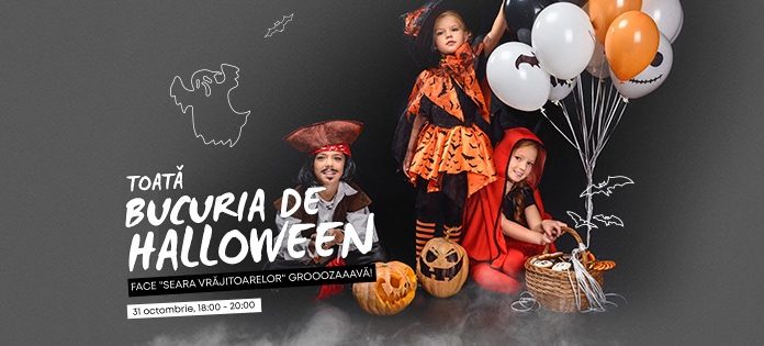 Petrecere la mall, în seara de Halloween