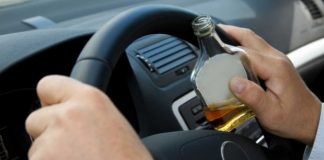 Tânăr din Tismana, beat criță la volan