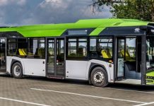 Autobuze electrice pe străzile din Bumbești-Jiu