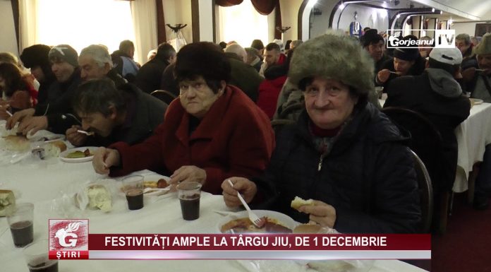 FESTIVITĂȚI AMPLE LA TÂRGU JIU, DE 1 DECEMBRIE