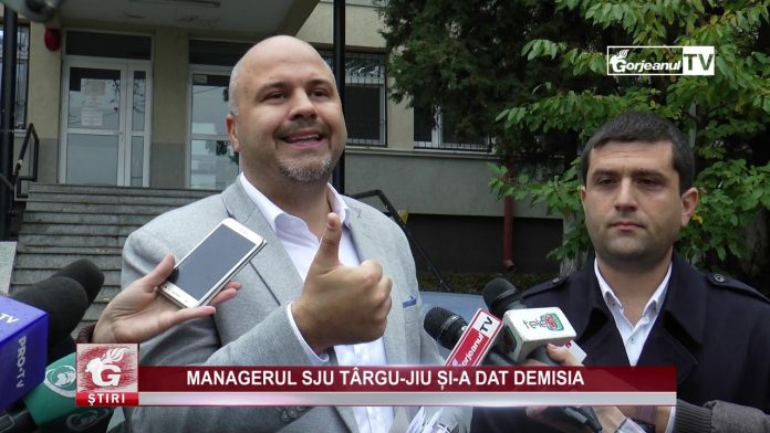MANAGERUL SJU TÂRGU-JIU ȘI-A DAT DEMISIA