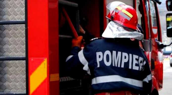 Incendiu la un magazin din Drăgoieni