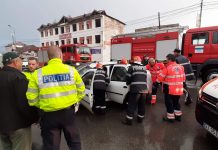 FOTO: Tamponare la Târgu-Jiu