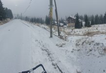 Rânca, deszăpezită timp de 15 ore de drumari!
