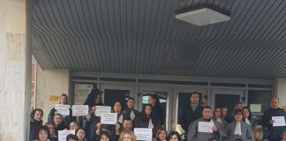 Grefierii au continuat protestele la Târgu-Jiu