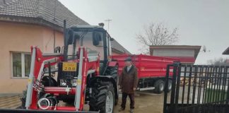 Primarul comunei Dănești a cumpărat un tractor nou pentru localitate! Utilajul are 82 de cai putere