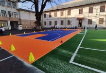 Terenuri de sport moderne, la Școala „Constantin Săvoiu”
