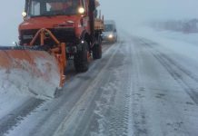 FOTO: Ninge la Rânca! Drumarii intervin!