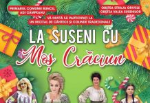 Spectacol de Crăciun, la Căminul Cultural Suseni