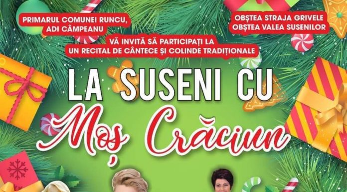 Spectacol de Crăciun, la Căminul Cultural Suseni