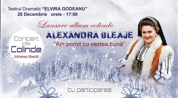 Diseară, concert de colinde, la Teatrul „Elvira Godeanu”