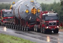 Atenție șoferi! Transport agabaritic pe DN 66