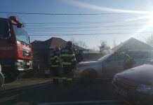Foto: Accident la Drăguțești, un echipaj SMURD la fața locului!