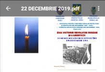 Programul manifestărilor dedicate împlinirii a 30 de ani de la Revoluția din ’89