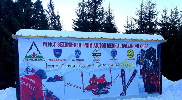 Un nou post de prim-ajutor medical Salvamont, la Rânca