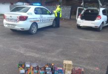 Șoferi prinși cu aproape 14.000 de articole pirotehnice în autoturisme