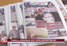 TOMBOLA„GORJEANUL 2019”.LISTA CÂȘTIGĂTORILOR!