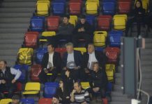 Boza, prezent la meciul de baschet