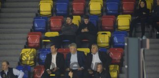 Boza, prezent la meciul de baschet