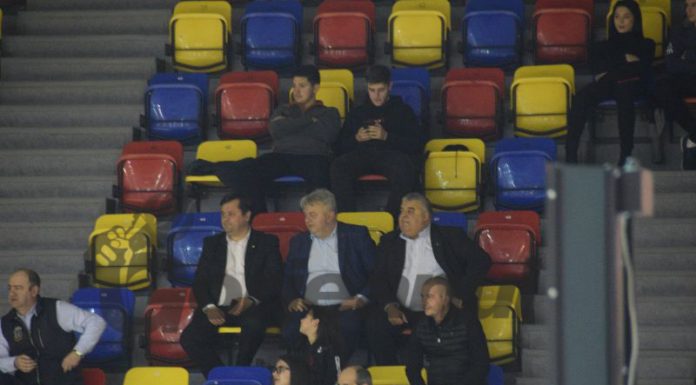 Boza, prezent la meciul de baschet