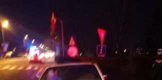 Accident cu patru răniți, în apropierea Coloanei Infinitului