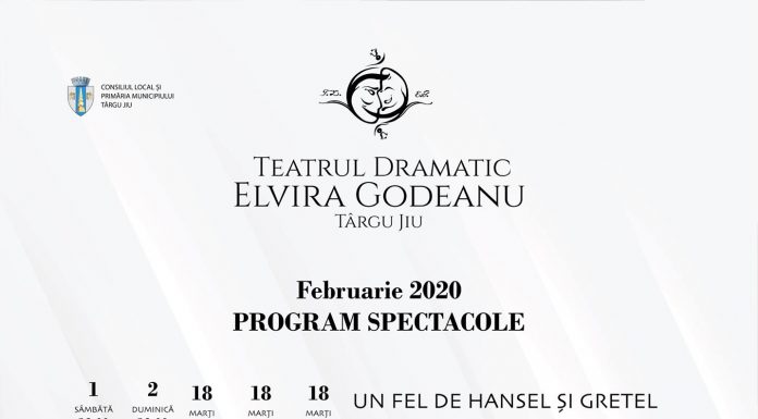 Programul lunii Februarie la Teatrul Dramatic „Elvira Godeanu” Târgu Jiu