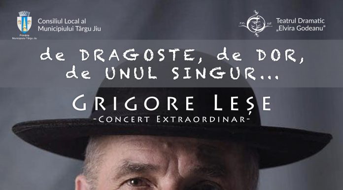 Grigore Leşe, din nou în concert, la Târgu Jiu