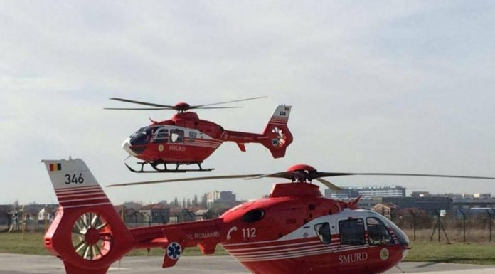 Două elicoptere SMURD, chemate de urgență la Târgu-Jiu
