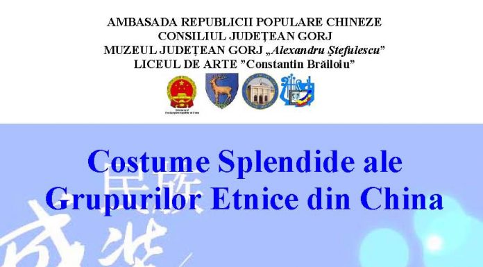 Expoziţie de costume tradiţionale din China, la Muzeul Judeţean