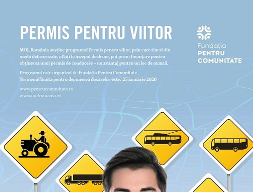 Înscrieri până pe 25 ianuarie în programul „Permis pentru viitor”