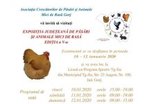 O nouă expoziţie de păsări şi animale mici, la Târgu-Jiu