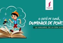 Teatru de păpuşi, la mall-ul din Târgu-Jiu